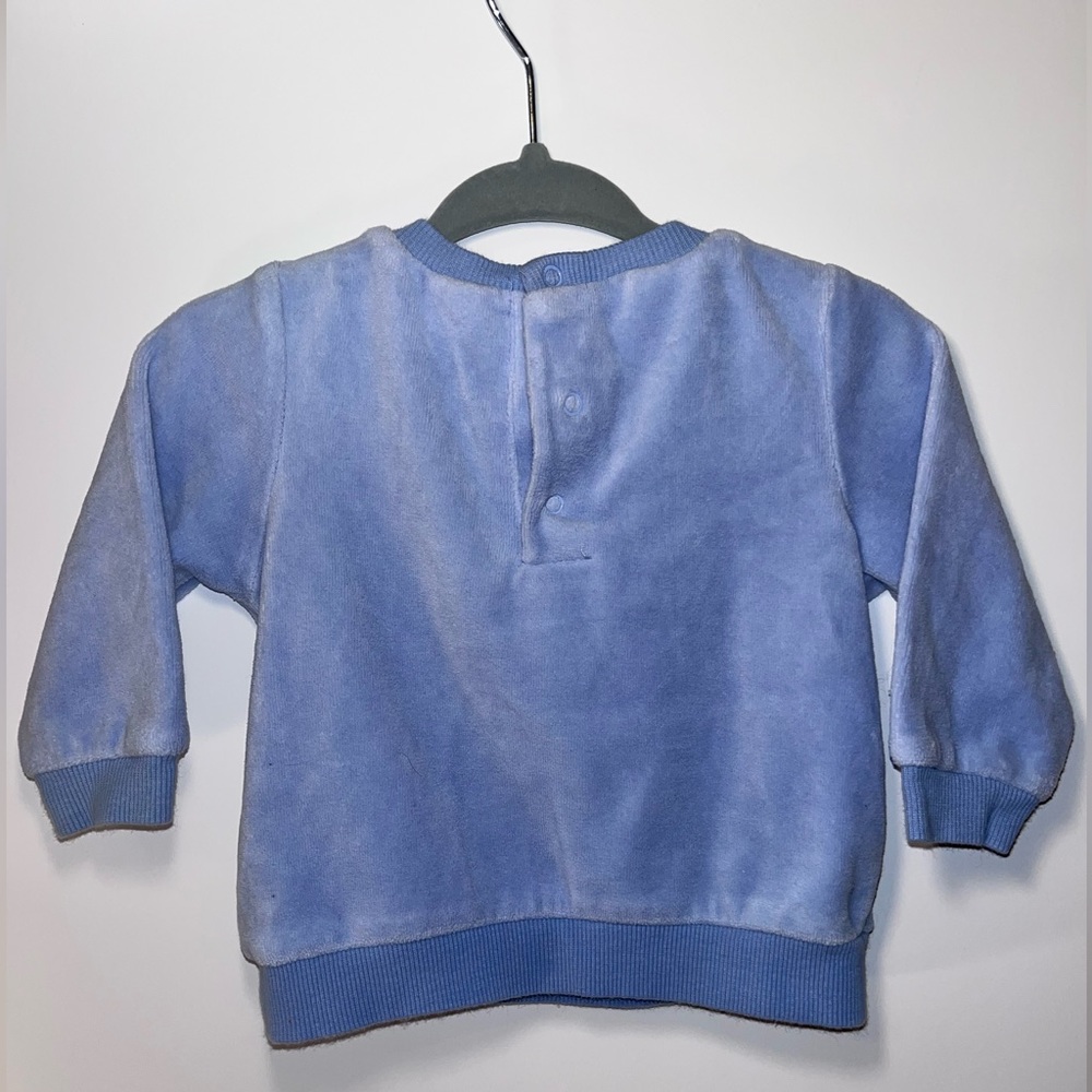Little me blue sweater lion design 9M